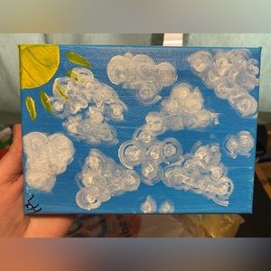 Cute little painting, can go anywhere! Handmade by me!🫶🏻